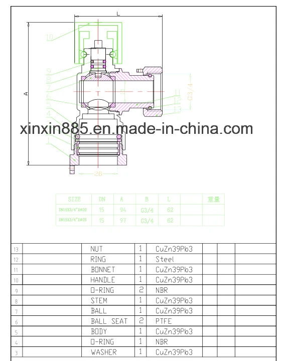 Water Meter Angle Magnetic Lockable Ball Valve with Compression End Joint PE Pipe